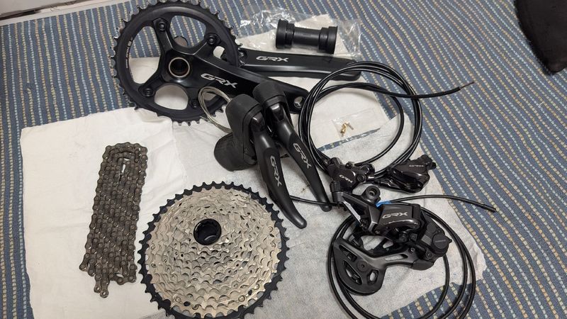 Použité Shimano GRX 820 1x12 Groupset 2026 Groupset
