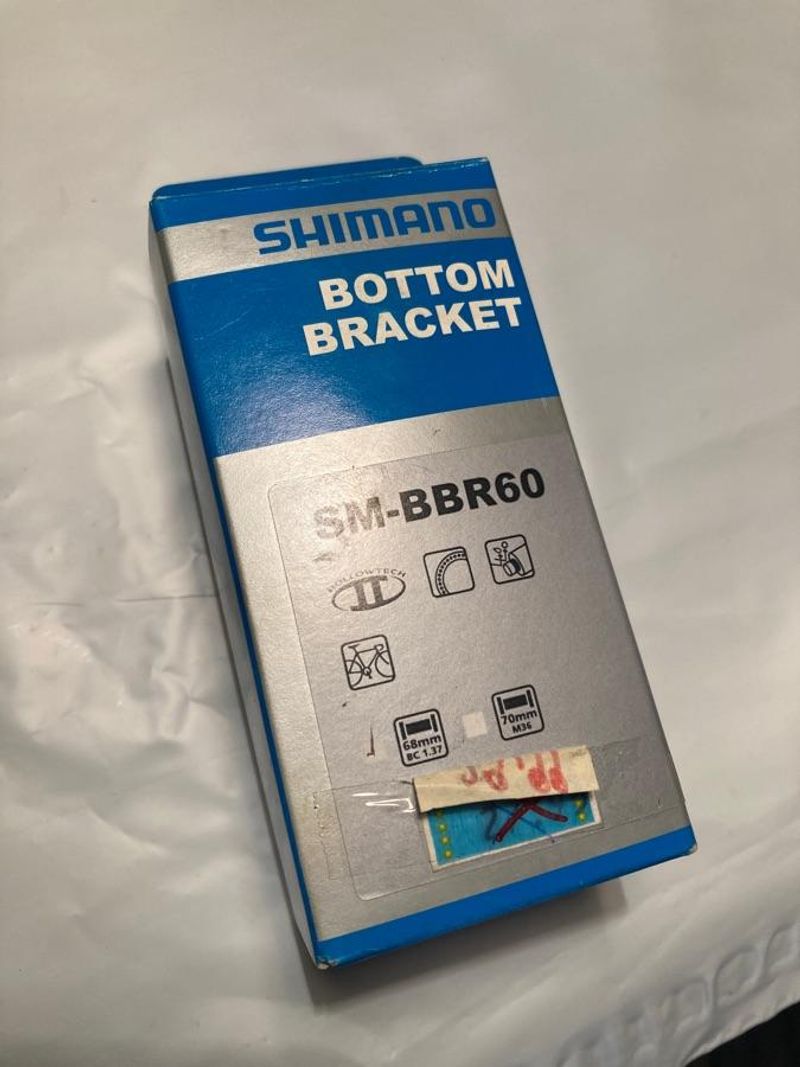 Brugt Shimano Boîtier pédalier ultegra SM-BBR60 Drivetrain & Pedals