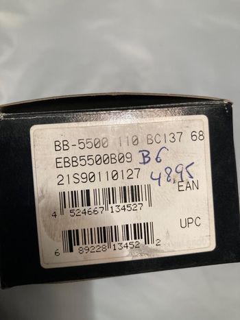 Used Shimano Boîtier pédalier  105 BB-5500 bike — image 3 of 4