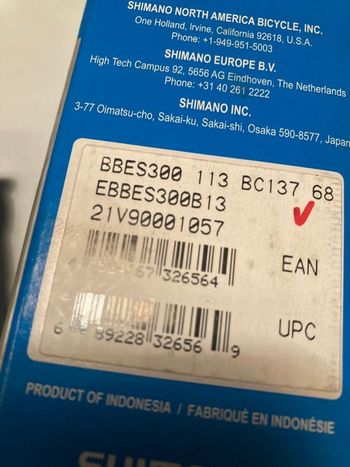 Used Shimano Boîtier pédalier  SM-ES300 bike — image 4 of 5