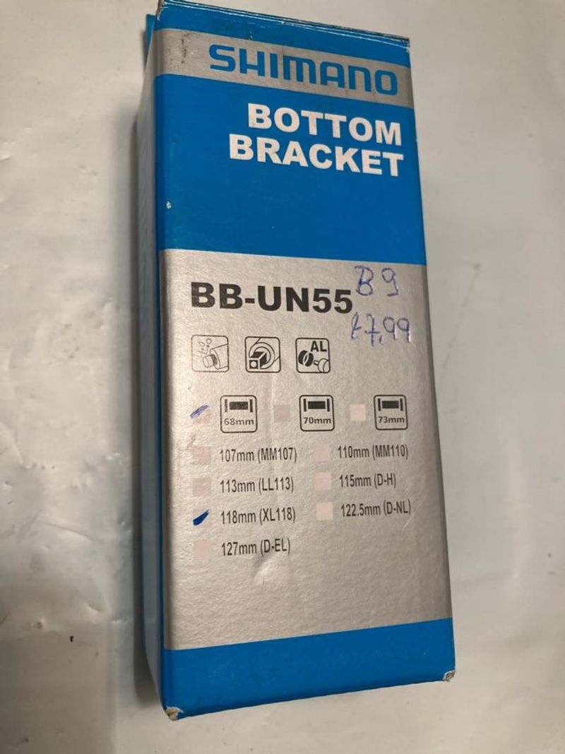 Used Shimano Boîtier pédalier Shimano BB-UN55 Drivetrain & Pedals