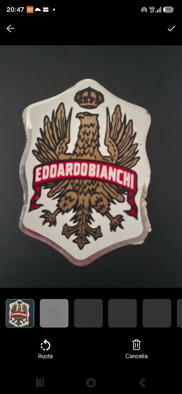 Gebrauchtes Bianchi Edoardo Aquila Coronata Decal Cycling Accessories