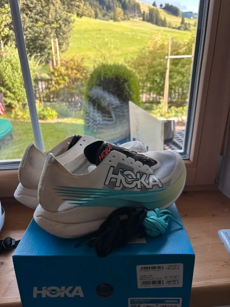 Used Hoka Rocket X2 Running Shoes