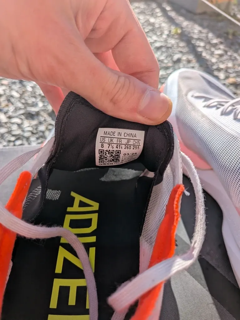 Used Adidas Adizero adios 8 bike — image 5 of 7