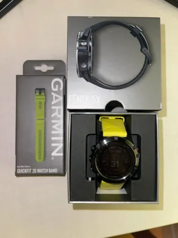 Used Garmin Fenix 5X Sapphire Edition Electronics
