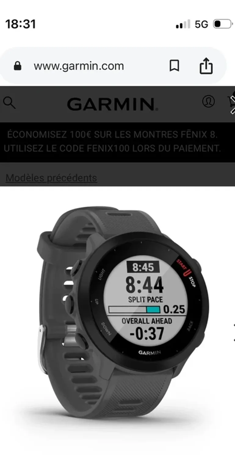 Used Garmin Forerunner 55 bike — image 2 of 4