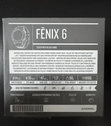 Używany Garmin Fenix 6 bike — zdjęcie 3 z 9