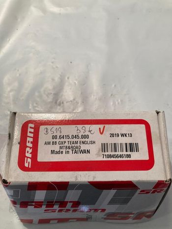 Used Sram Boîtier pédalier  AM BB GXP bike