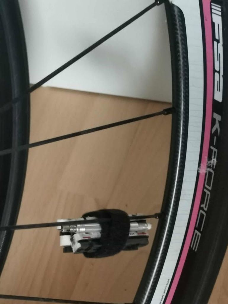 Used Fsa K-Force Carbon 50 mm Tubular Wheelset bike — image 3 of 10