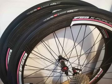 Used Fsa K-Force Carbon 50 mm Tubular Wheelset bike — image 10 of 10