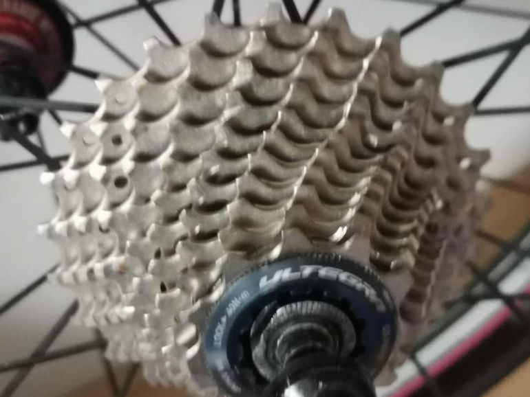 Used Fsa K-Force Carbon 50 mm Tubular Wheelset bike — image 6 of 10