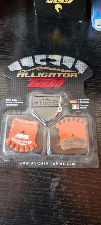 Used alligator Turbo Cooling Disc Brake Pads Brakes