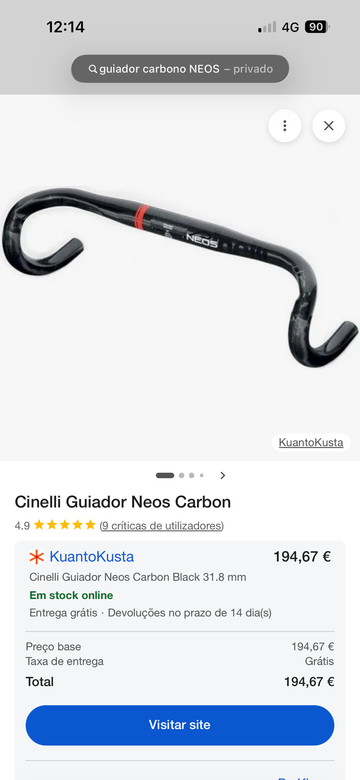NEOS Carbon Handlebar bike usato — immagine 6 di 6