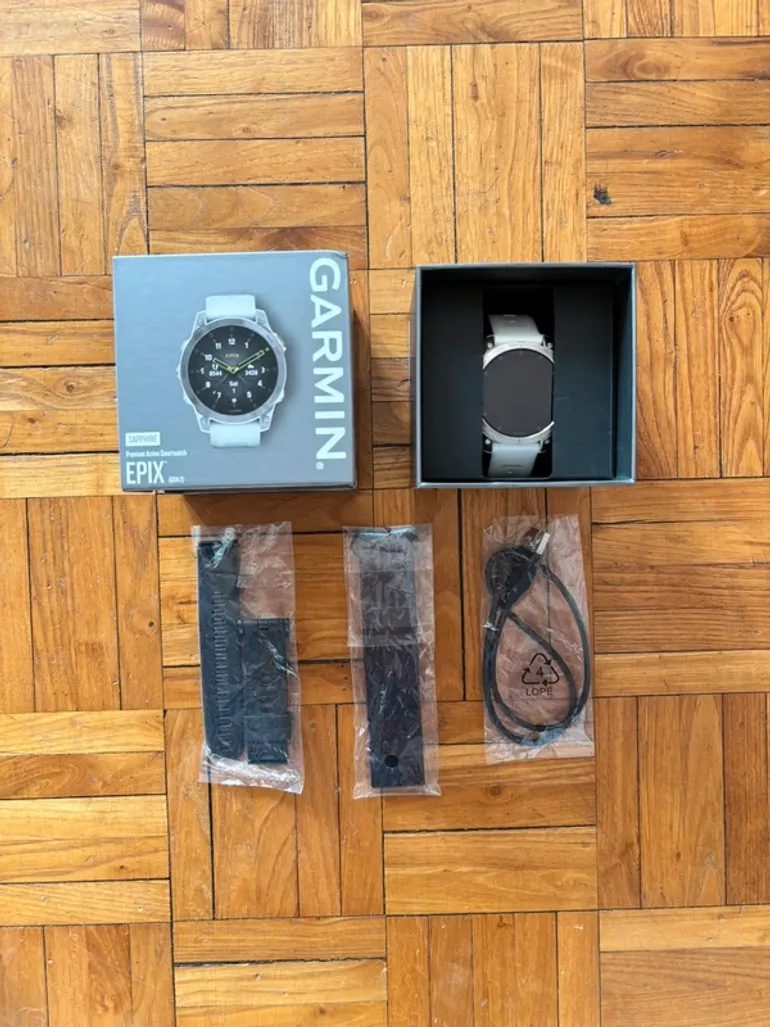 Käytetty Garmin Epix Gen 2 Sapphire Titanium 2024 bike — kuva 2 / 2
