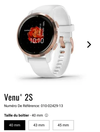 Garmin Venu 2S 2025 bike d'occasion — image 4 sur 4