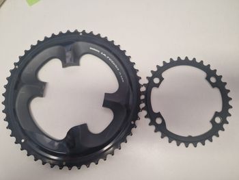 Used Shimano 105 11sp Chainring 52+36 Drivetrain & Pedals