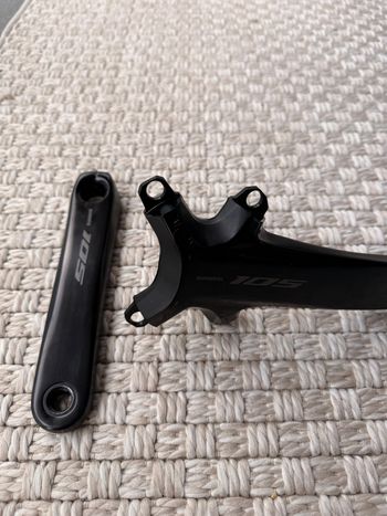 Brugt Shimano 105 R7100 Crankset 2024 Drivetrain & Pedals