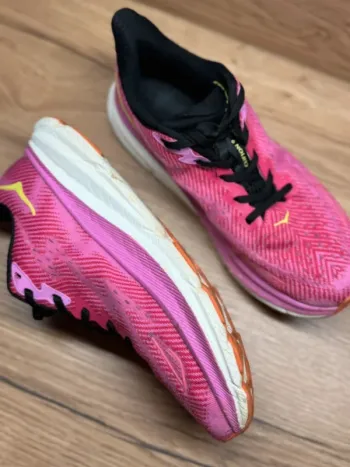Rose HOKA Running Shoes Femme bike d'occasion — image 4 sur 8