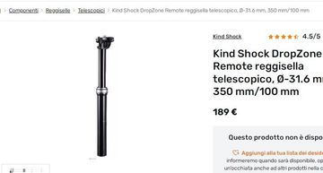 Tweedehands Kind Shock DropZone Remote Dropper Post bike — afbeelding 8 van 8