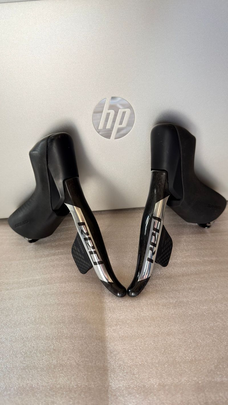 Used Sram RED eTap AXS HRD D1 2x12 Shifters Drivetrain & Pedals