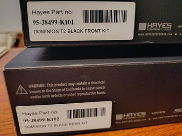 Hayes Dominion T2 2026 Brakes usato