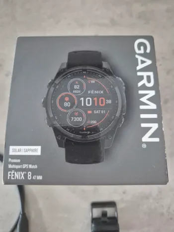 Tweedehands Garmin fenix 8 solar sapphire titane Electronics
