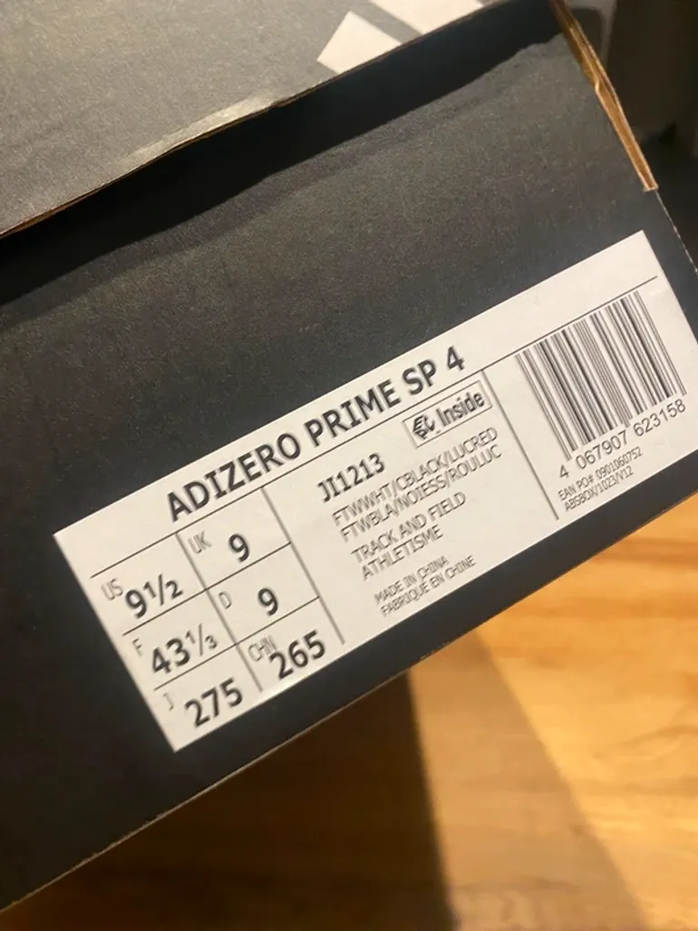 Brugt Adidas adizero prime sp4 bike — billede 5 af 5
