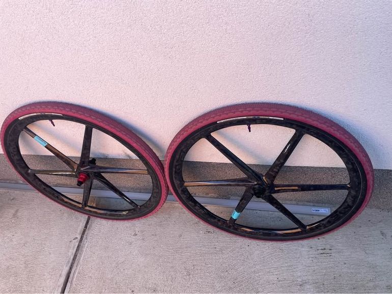 Brugt Ryet Carbon 6 Spoke Wheelset bike — billede 3 af 7