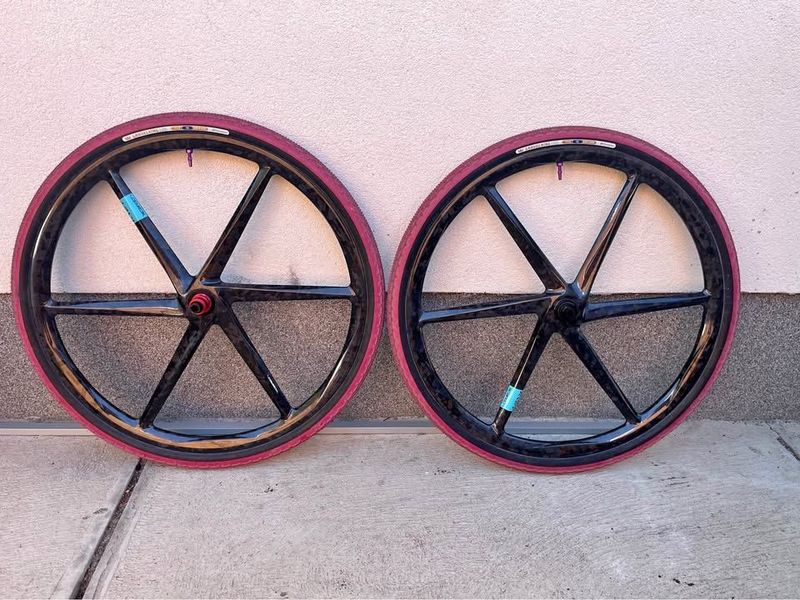Brugt Ryet Carbon 6 Spoke Wheelset Wheels