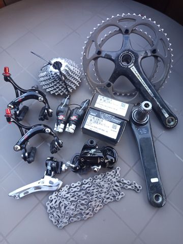 Brugt Campagnolo Athena, Centaur & Record 11s TT/Triathlon 2012 Groupset
