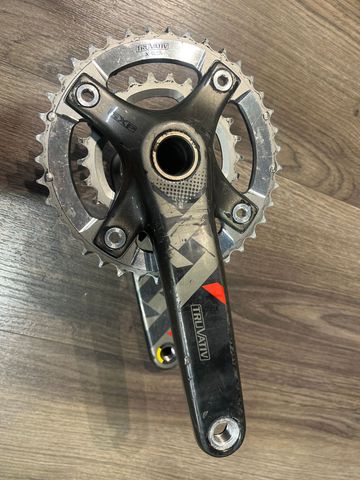 Gebrauchtes Sram Truvativ XX 2x10v Crankset Drivetrain & Pedals