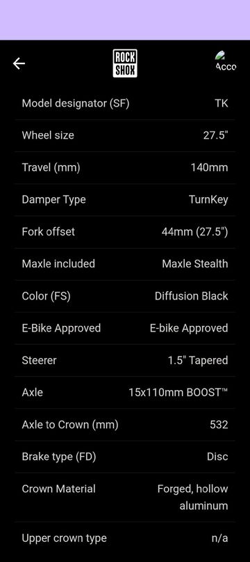 Used RockShox 35 Silver Fork bike — image 7 of 9