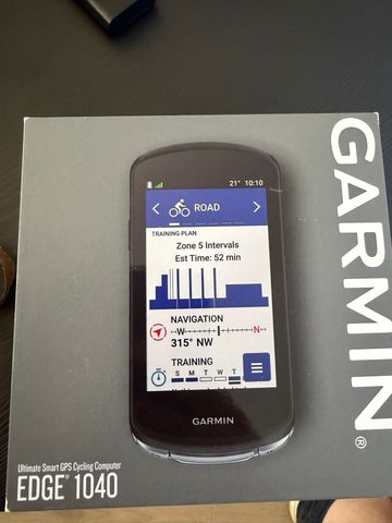 Brugt Garmin Edge 1040 GPS Computer bike — billede 1 af 2