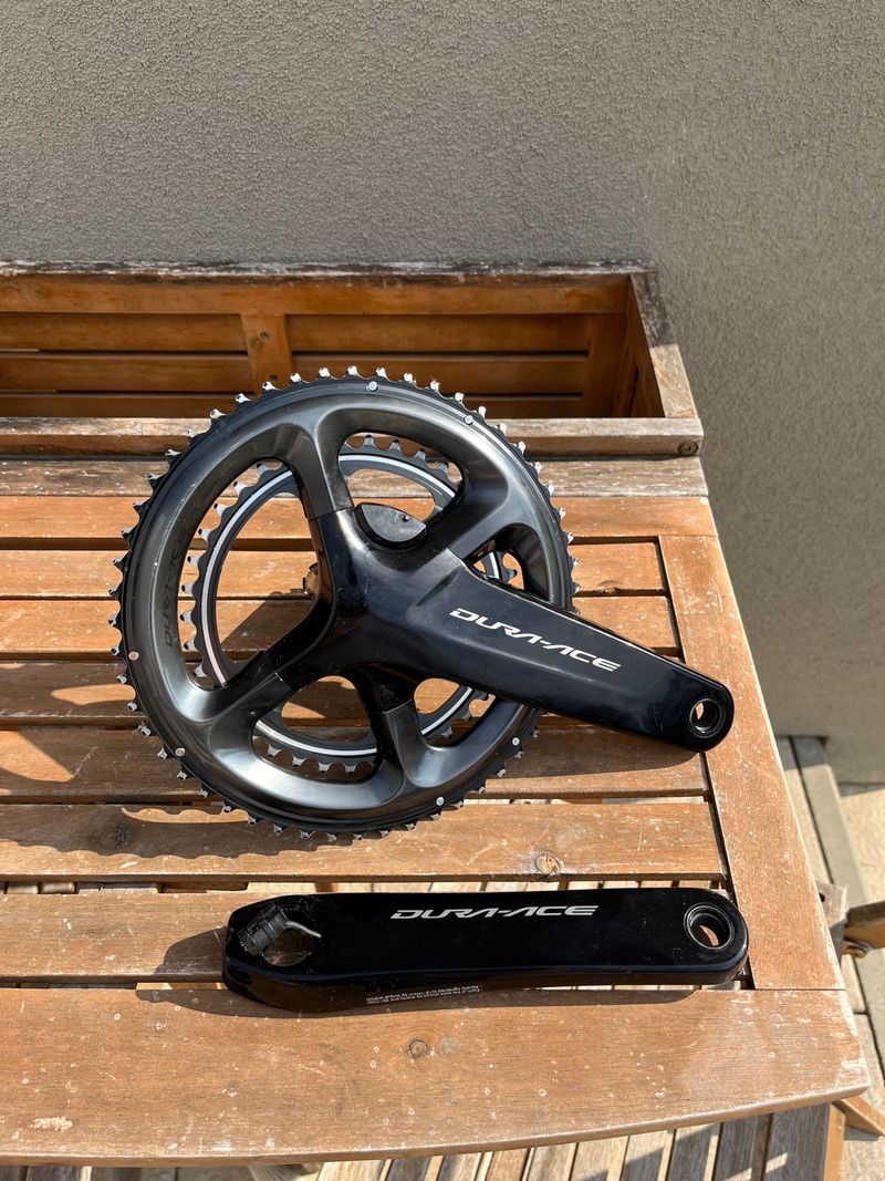Gebrauchtes Shimano Dura-Ace FC-R9100-P Power Meter Crankset Drivetrain & Pedals