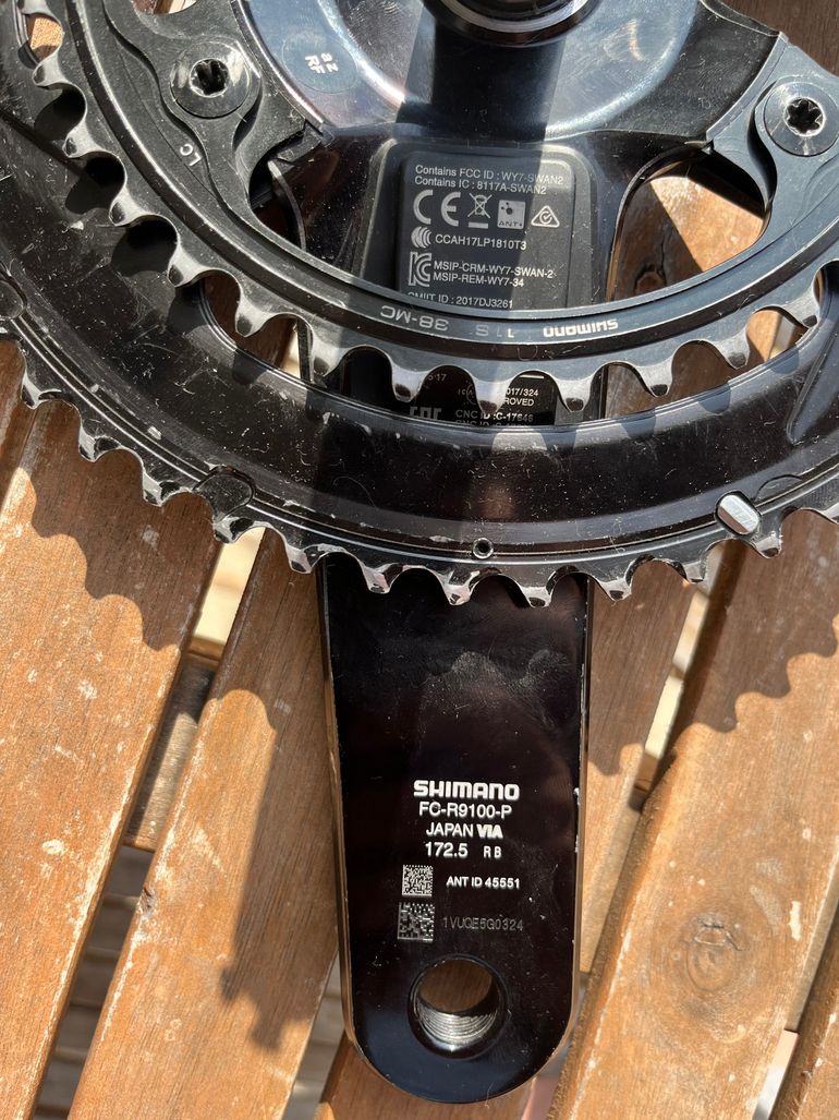 Used Shimano Dura-Ace FC-R9100-P Power Meter Crankset – Ft 180,942