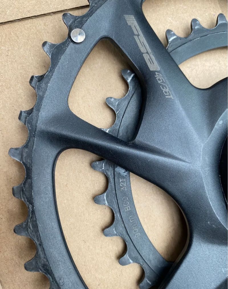 Used Fsa Energy Modular Compact Crankset Drivetrain & Pedals