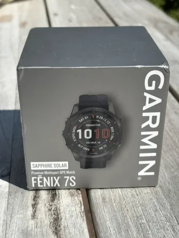 Gebrauchtes Garmin Fenix 7S Sapphire Solar bike — Bild 2 von 4