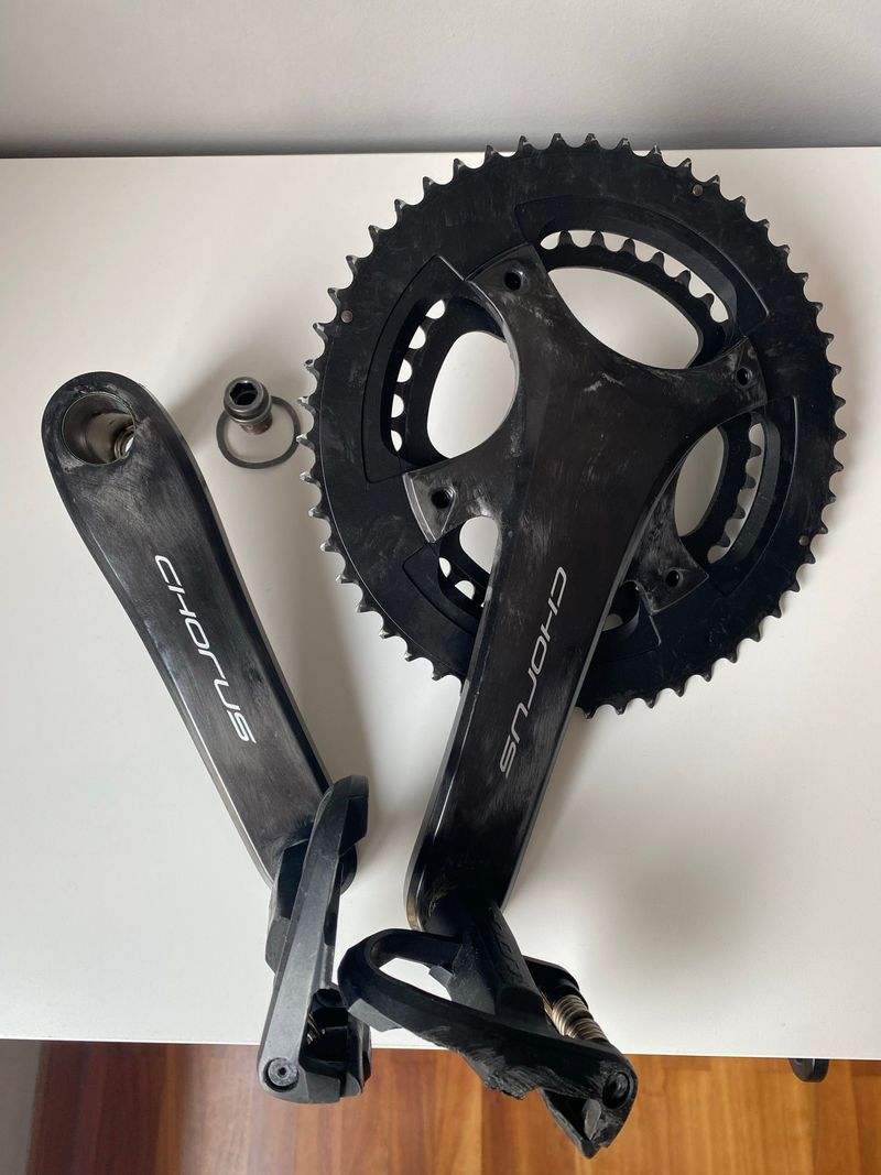 Used Campagnolo Chorus Crank Drivetrain & Pedals
