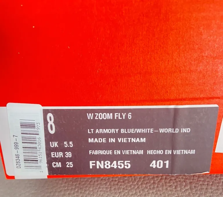 Tweedehands Nike Zoom Fly 6 bike — afbeelding 8 van 8