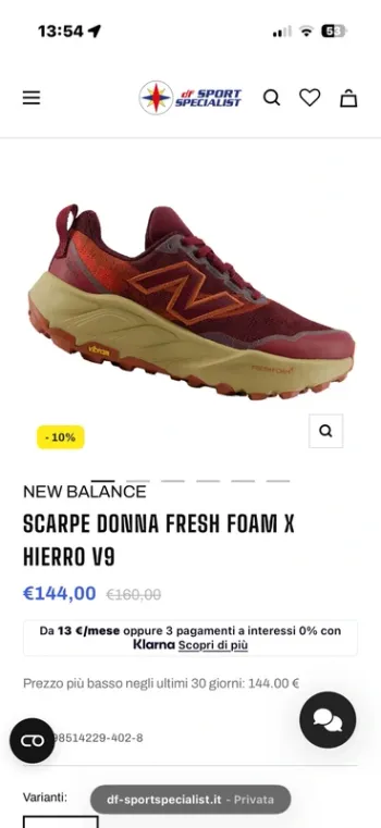 Gebrauchtes New Balance Hierro v9 bike — Bild 5 von 5