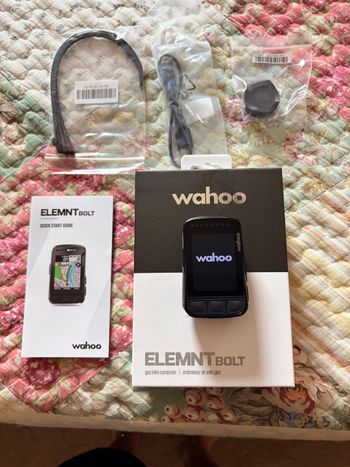 Used Wahoo ELEMNT BOLT v2 GPS Bike Computer Cycling Accessories