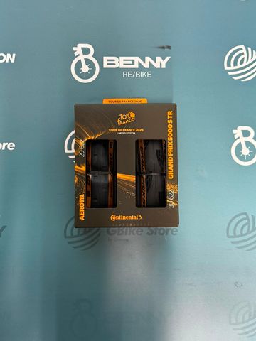 Used Continental Aero 111 700x29 + Grand Prix 5000 S TR 700x30 Limited Edition Tour de France 2026 Tyres & Tubes