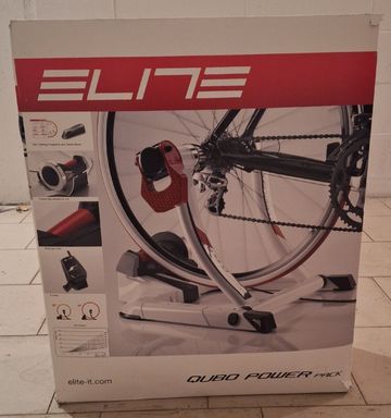 Elite Qubo Power Mag + Sensore Misuro B+ ANT+/Bluetooth Cycling Accessories d'occasion
