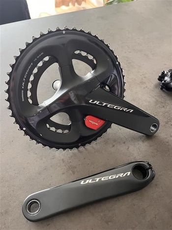 Použité Shimano Ultegra FC-R8000 + Magene P505 Drivetrain & Pedals