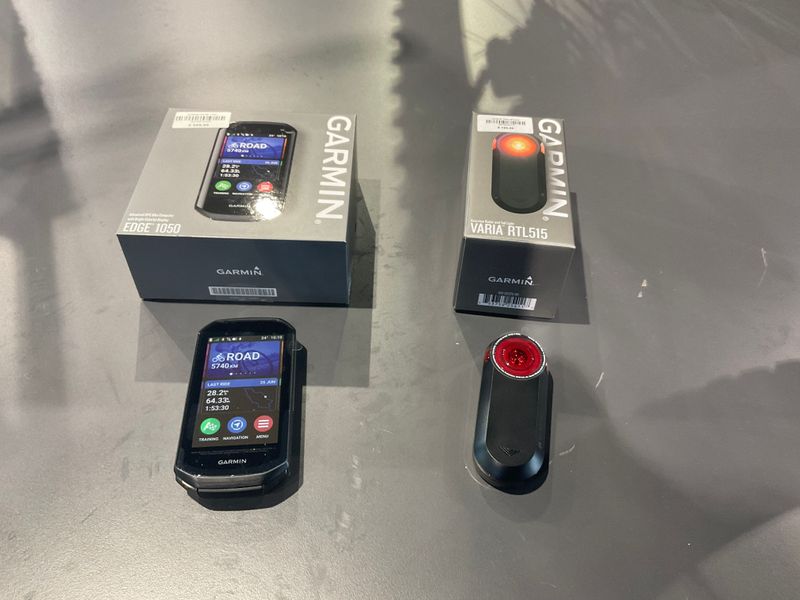 Used Garmin Edge 1050 Bundle Varia RTL515 2026 Cycling Accessories