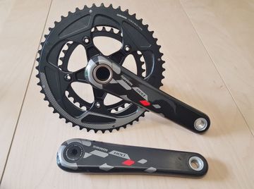 Käytetty Sram RED Carbon GXP 50/34 - 46/36 177, 5 mm 11S Drivetrain & Pedals