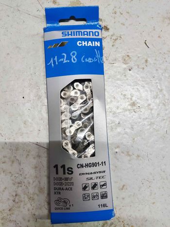 Gebrauchtes Kmc chaine Kmc 11 v Shimano Drivetrain & Pedals