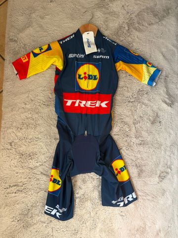 Used Santini Lidl Trek Team Racesuit XS Cycling Clothing