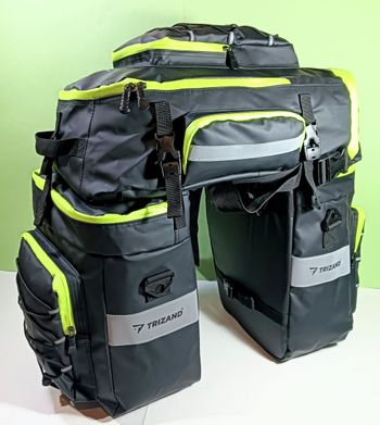 Brugt Trizand Alforjas para bicicleta Waterproof Pro Cycling Accessories