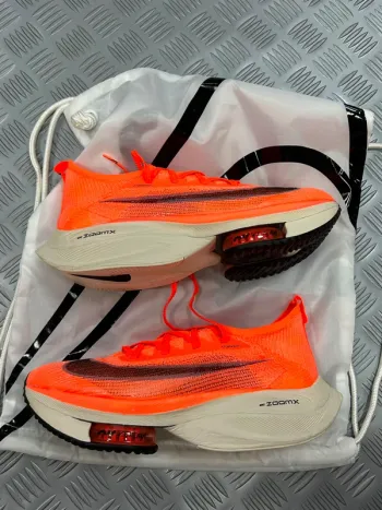 Brugt Orange ZoomX Alphafly Next% Running Shoes